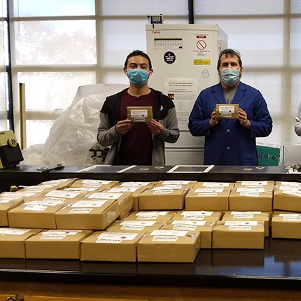 Mock COVID-19 Kits Provide Students With Innovative Distance Learning Experience